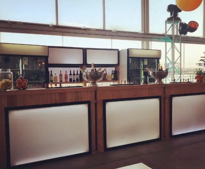 4.5m lit pallet, 2.2m display & 2 fridges@2x